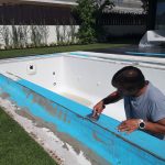 reparar canal piscina